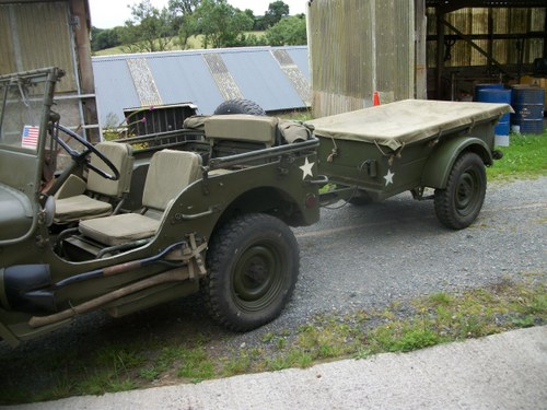 1956 willys jeep trailer SOLD