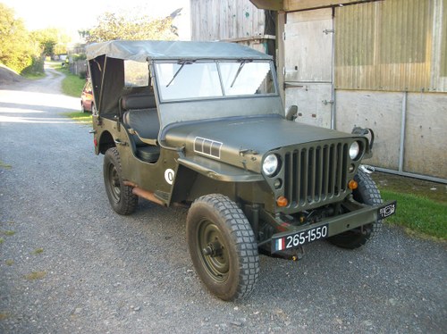 1959 willys  jeep french military SOLD