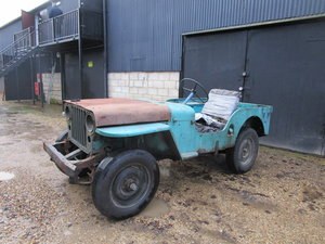 WILLYS CJ2A 1948 RUNNING PROJECT SOLD