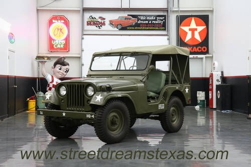 1954 Military Jeep with a Strong I4 and 3-Speed Transmission VENDUTO