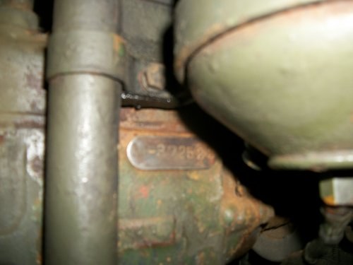 willys jeep engine 1944  mb372522 In vendita