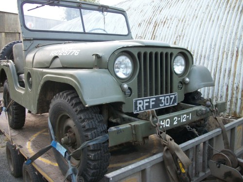 1952 willys jeep NEKAF type M38A1 SOLD