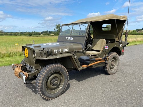 1963 Post war Hotchkiss Jeep recreated to Willys MB wartime spec SOLD