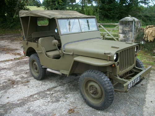 1942 willys jeep ford gpw Hotchkiss In vendita