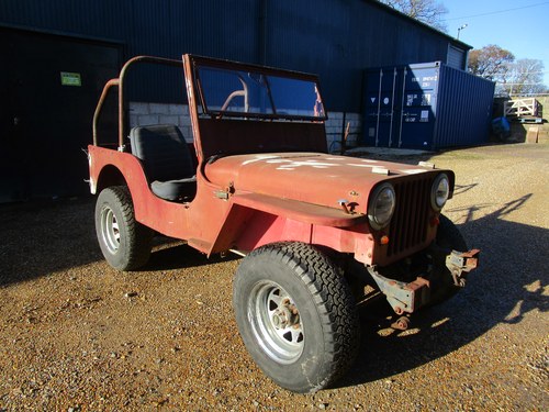 Willys Jeep 1946 CJ2A Project with Dauntless 225 V6 SOLD