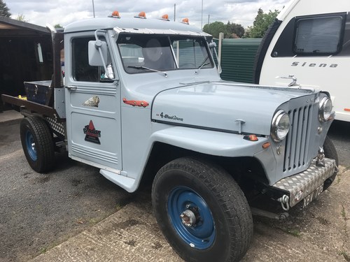 1949 Willys jeep flat bed truck In vendita