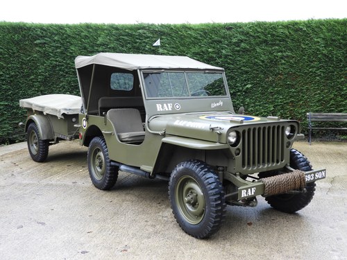 1943 GENUINE WILLYS MB JEEP WITH TRAILER FULLY RESTORED Kaufen Bei