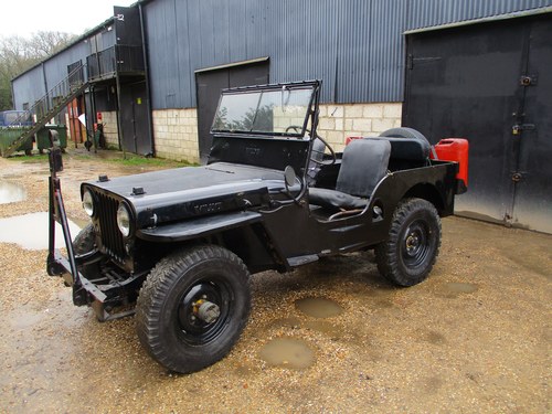 1946 WILLYS CJ2A Running Project for sale. SOLD
