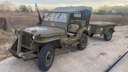 1944 Willys Jeep and Trailer