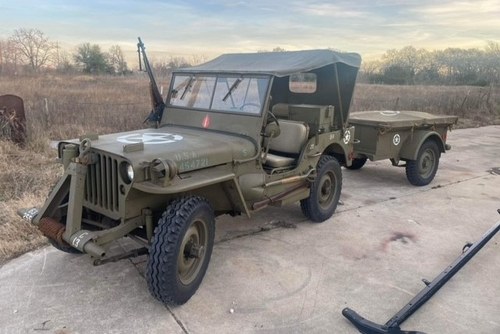 1944 Willys Jeep and Trailer In vendita all'asta