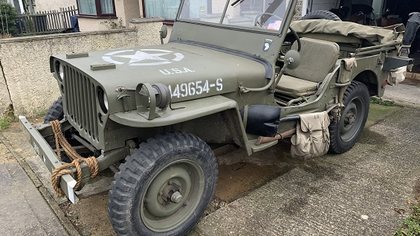1943 Willys MB -     PRICE REDUCED (was £21500)