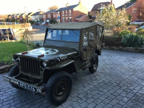 Regretfully Withdrawn 1944 Willys Jeep  For Sale by Auction