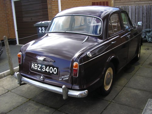 1958 Wolseley 1500, 53k miles, new tyres, solid example SOLD