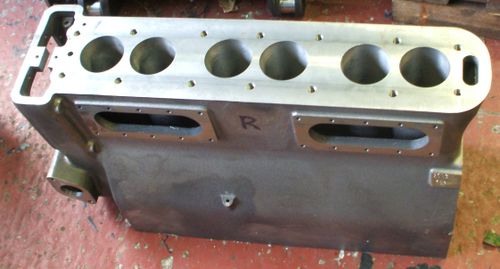 Picture of 1935 Wolseley 14hp engine block. New also Crank For Sale