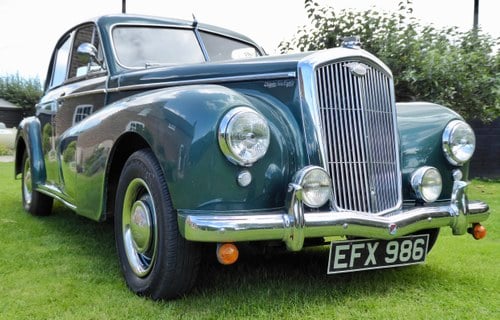 1950 Wolseley 6/80   extensive history SOLD