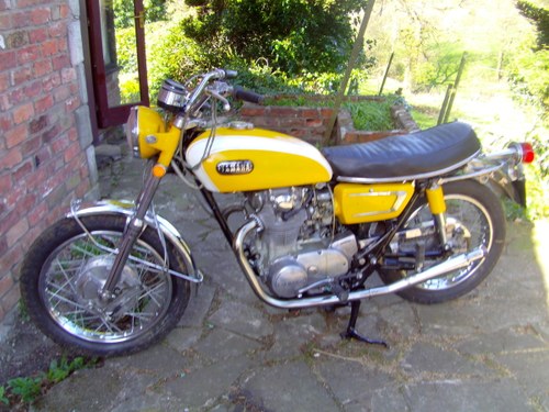 1971 Yamaha xs1b 650cc motor cycle For Sale