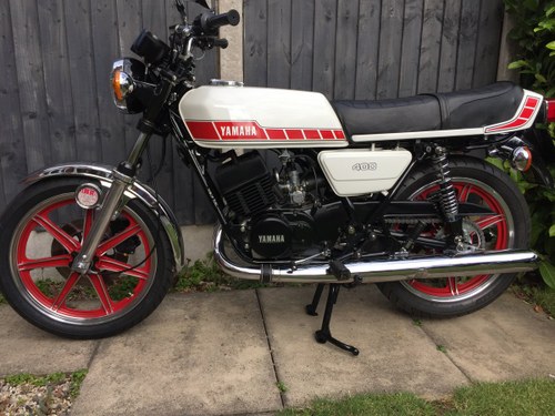 1980 Yamaha RD 400 fully restored matching no's UK bike For Sale