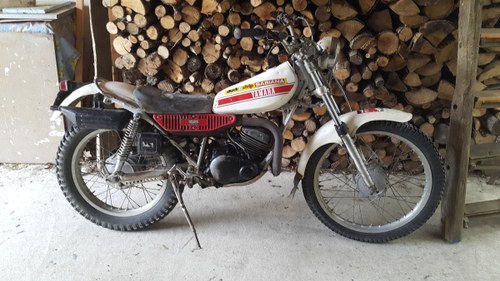 1976 Yamaha TY 125 cc running well In vendita