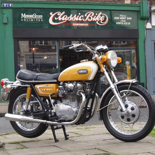 Rare Early 1971 XS1 650 Yamaha Twin, Largely Original. SOLD
