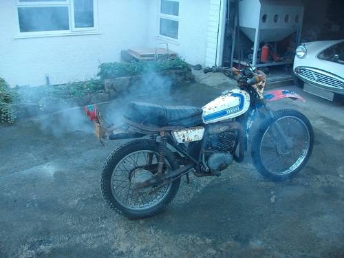 1976 yamaha dt 125 twinshock project running with v5c SOLD