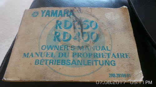 Yamaha RD250 SOLD