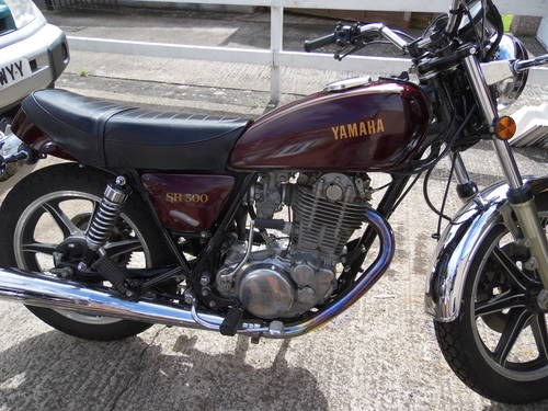1980 YAMAHA SR500 SOLD