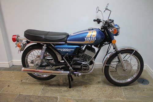 1975 Yamaha RD200 B  US import in very good original bike VENDUTO