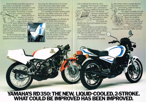 Yamaha RD350LC 1980 Original UK - Very Early Built LC In vendita