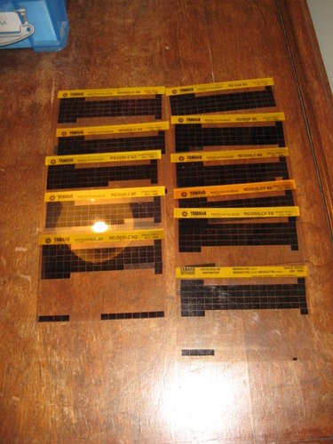 1970 Parts microfiche for Yamaha RD350 LC RD350LC For Sale