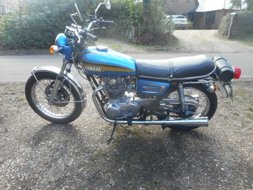 1972 Superb Yamaha TX650, expensive improvements for riding. In vendita