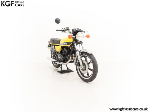 1980 A UK Matching Numbers Yamaha RD250E in Kenny Roberts Yellow SOLD