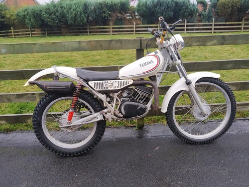 1981 Yamaha TY125 Vintage Trials, Good condition For Sale