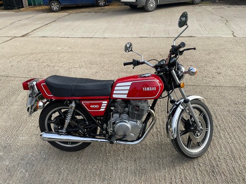 1978 Yamaha XS 400, fully restored, low miles, £3295. VENDUTO