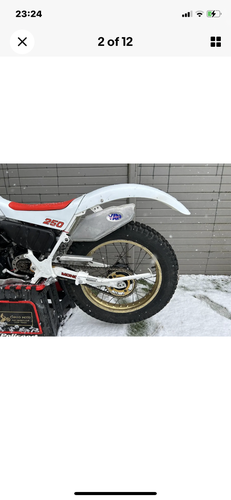 1986 Yamaha Ty 250 A vendre