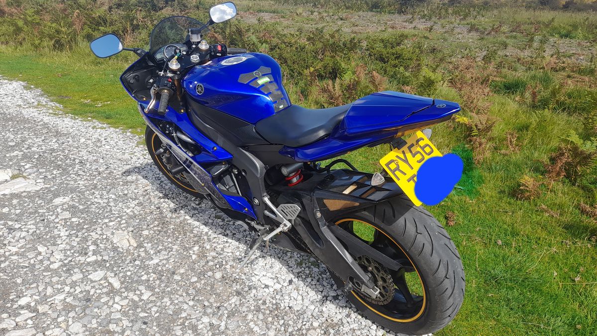 2007 Yamaha YZF R6 Blue Manual, 6 speed n/a in Holywell, United Kingdom ...
