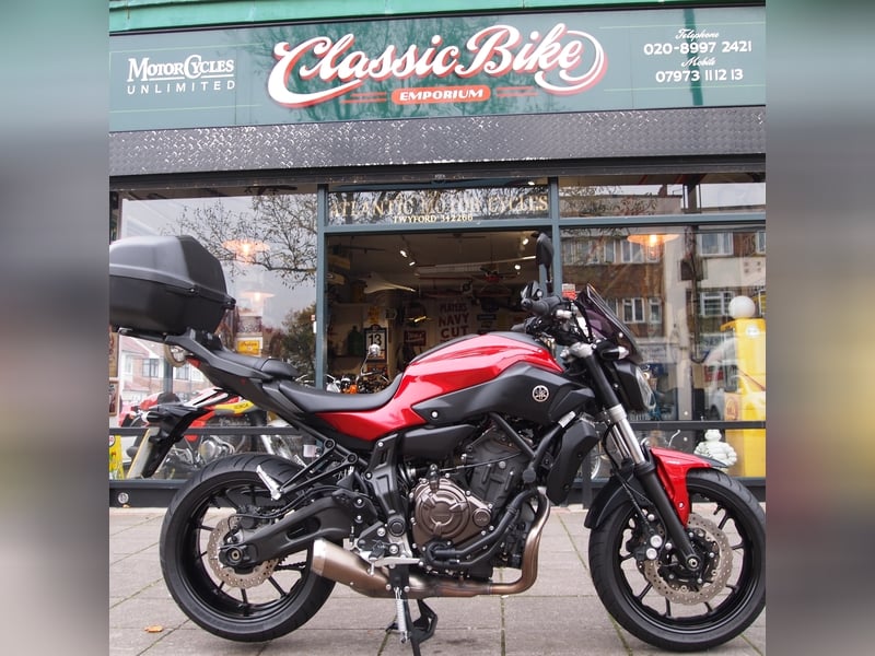 2016 Yamaha MT07 With 3972 Mint Miles, Never Seen Rain.