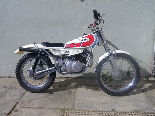 1977 Yamaha TY 80 White in United Kingdom For Sale Car Classic