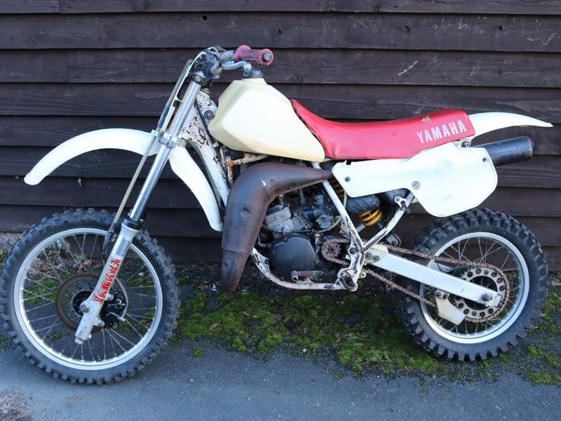 Yamaha YZ80 YZ 80 restoration project.