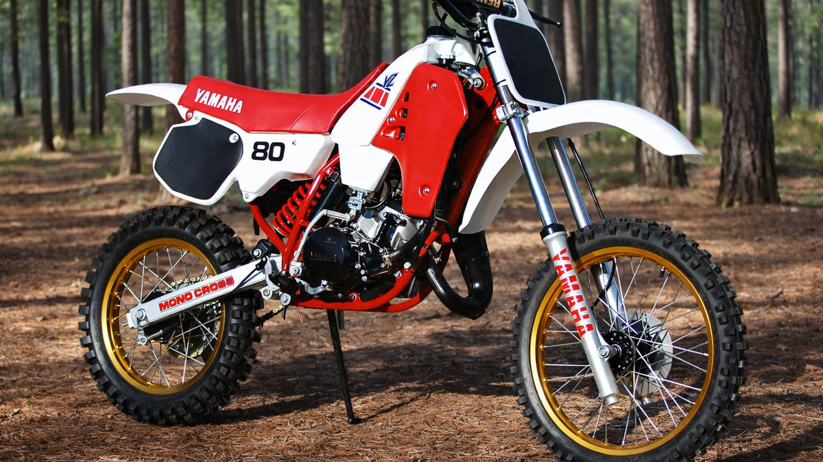 Yx80 1987 Yamaha YZ 80 Multicolour Manual, 6 speed in Bridgend industrial ...