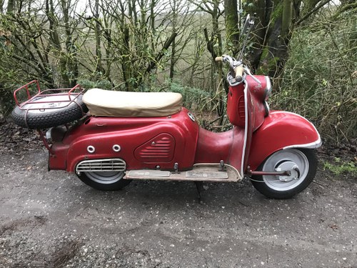 1957 Zundapp Bella R203 UK Scooter from New. For Sale