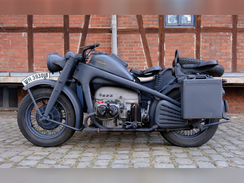 1943 Zundapp KS 750 Wehrmachtsgespann - original - shipping