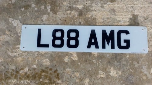 ZX Registration number plate - 2