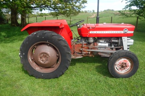 1970 MASSEY FERGUSIN 135 ALL WORKS BARGAIN SEE VID CAN DROP SOLD