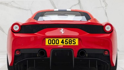 Private Number Plate: OOO 458S
