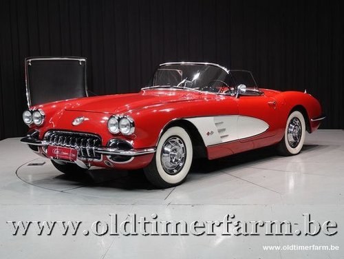 1959 Corvette C1 Red & White '59 In vendita