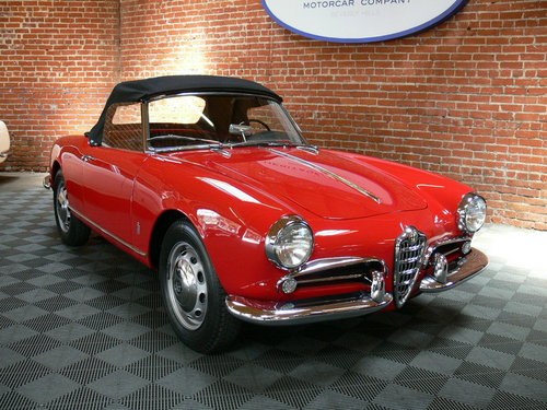 1958 Alfa Romeo Giulietta Spider Normale SOLD