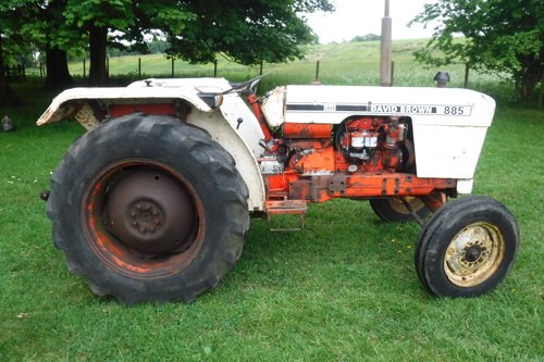 1975 DB885 ALL WORKING CHEAP TRACTOR SEE VIDEO CAN DELIVER VENDUTO