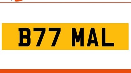B77 MAL BIMAL Private Number Plate On DVLA Retention Ready T