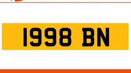 1998 BN Private Number Plate On DVLA Retention Ready To Go