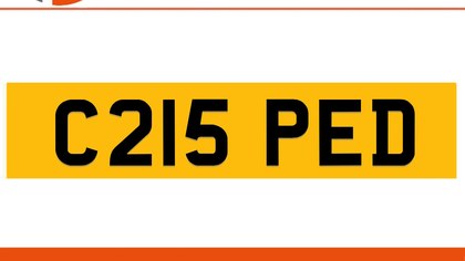 C215 PED CRISPED Private Number Plate On DVLA Retention